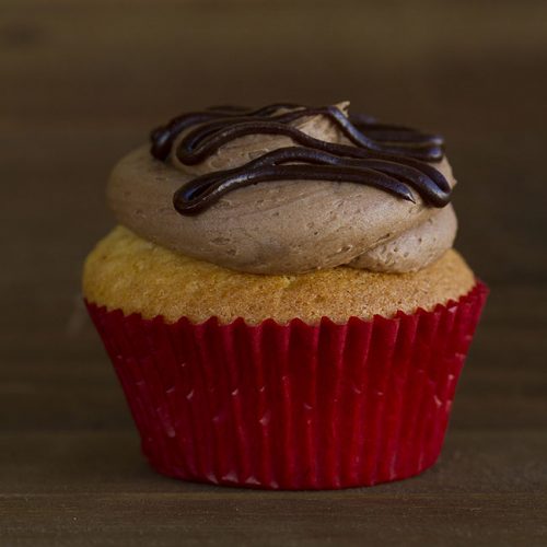 boston cream cupcake at alaska cake studio