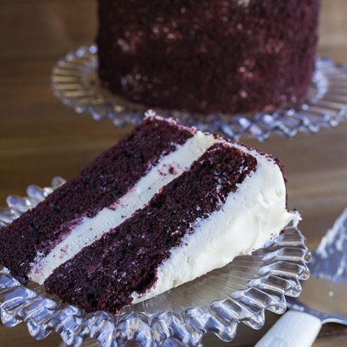 red velvet celebration cake at alaska cake studio